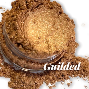 GUILDED-Rose Gold -Eyeshadow Metallic -Mineral Eye Shadow -10g eye shadow -Vegan Natural- Mica Makeup