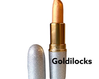 Goldilocks- Golden - Duo Chrome -  Gold shifting Metallic Lipstick - Vegan Paraben-free Cream Formula -