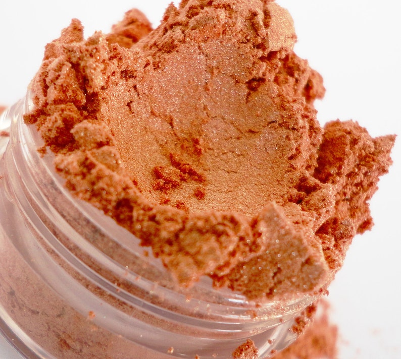 BOMBSHELL Peach Eyeshadow Copper shimmer Glitter Etsy