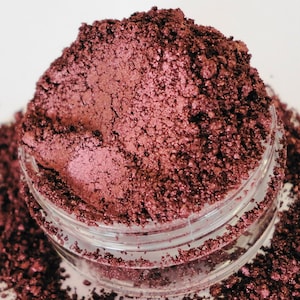 CRUCIBLE- Rot - Burgundy- Lidschatten-Schimmer-Metallic- Smokey Eyes-Goth Eyes-Eyeliner-Mineral Make-up-EyeShadow Dark Red