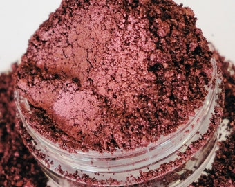 CRUCIBLE- Red - Burgundy- Eye shadow  - Shimmer - Metallic- Smokey Eyes - Goth Eyes -  Eyeliner - Mineral Makeup  - EyeShadow Dark Red