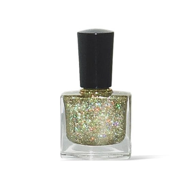 50 % Off Nail Polish CHAMPAGNE  Silver Gold Glitter Nail Polish Nail Art Lacquer Top Coat Luster Pearl Vegan Friendly Polishes