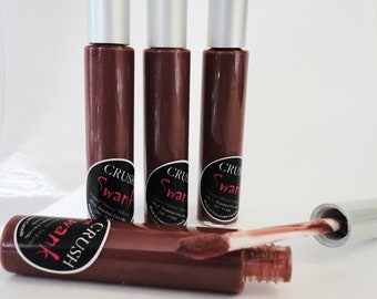 Red Russet - Lip Gloss - Liquid lipstick - Mineral Makeup - Lips Vegan - Russet red - Glossy Shiny SWANK