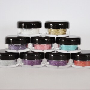 Violette Makeup Glitter EyeShadow 5g Jar Eye Shadow Violet Purple image 4