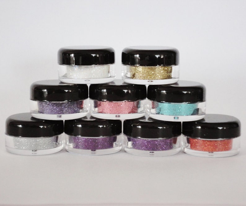 Violette Makeup Glitter EyeShadow 5g Jar Eye Shadow Violet Purple image 4