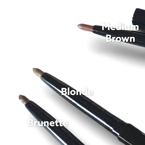 Eyebrow  Pencil- Brunette - Blonde - Medium Brown - Twist up  Tube - Shade- Natural Vegan  - Makeup - No Sharpeners Required