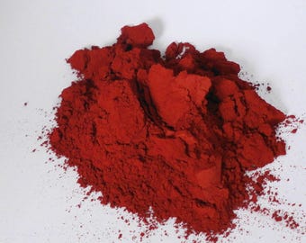 SIN CITY- Matte Red  Eyeshadow- rusty Deep red  - Makeup - Eye Shadow   - Mineral Makeup  - Pigmented -