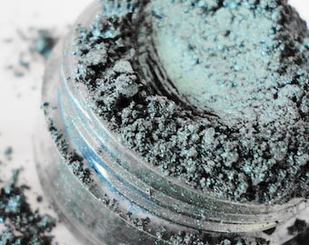 ABSINTHE, Fard à paupières bleu sarcelle, Yeux vert smokey, Maquillage minéral, Pigmenté, Ingrédients naturels, Eye-liner, Crush Cosmetics