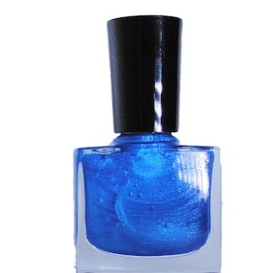 Nail Polish Siren Blue Iridescent  Vegan nails  free From harsh Chemicals indie nail polish Shiny glossy manicure