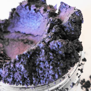 MY IMMORTAL Indigo Blue Eye Shadow Shimmer Purple Navy Natural Organic Vegan Mineral Makeup Eyeliner Smokey Eye shadow image 1