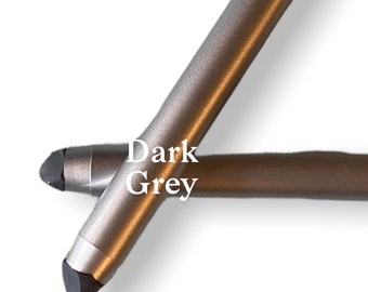 Dark Grey -Jumbo Eyeliner Pencil - Chubby - Deep Dark Grey- Smokey Eyes - Eyeshadow -smooth creamy texture