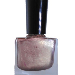 Nail Polish Petal Pink Pale Rose Iridescent  Vegan nails  free From harsh Chemicals indie nail polish Shiny glossy manicure