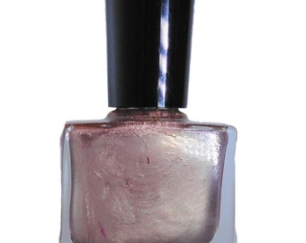 Nail Polish Petal Pink Pale Rose Iridescent  Vegan nails  free From harsh Chemicals indie nail polish Shiny glossy manicure