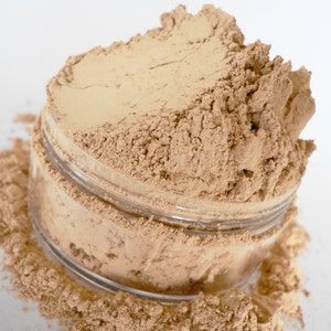 Foundation Mineral Makeup Champagne Large 30g Sifter Jar Natural Organic Vegan Full coverage Light Neutral image 4