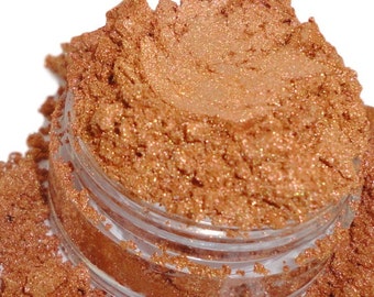 CASHMERE - Metallic - Gold Copper-  Eye Shadow - Shimmer  EyeShadow - 5g Sifter Jar -highlighter - Sparkle - Luster Natural -Vegan -Organic