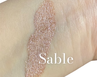 SABLE-roze - taupe - oogschaduw, glanzend gepigmenteerd, markeerstift - minerale make-up, eyeliner, Crush Cosmetics