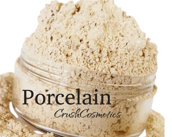 Foundation Mineral Makeup: Vegan, Full Coverage, Light Neutral PORCELAIN