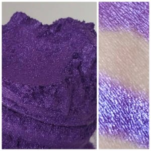 CAT WALK -  Purple Violet - Eyeshadow -  Eyeliner - Shimmer Glitter - Smokey Eyes  Jar Vegan Natural - Luminous Eye Shadow 10g jar