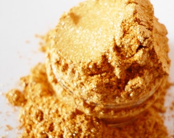 COVET,  Gold Glitter Eyeshadow Vegan Makeup, Mineral Makeup, Shimmer, Pigmented, Eyeliner, Sparkly, Natural Ingredients, Crush Cosmetics