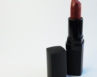Lipstick Smooch Dark Red Vegan Paraben Free Mineral Makeup Matte Lipstick