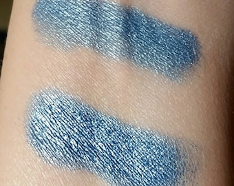 THIRST, Blue Metallic Eyeshadow Shimmer, Glitter Sky Blue, Mineral Makeup, Pigmented, Natural Ingredients, Eyeliner, Crush Cosmetics