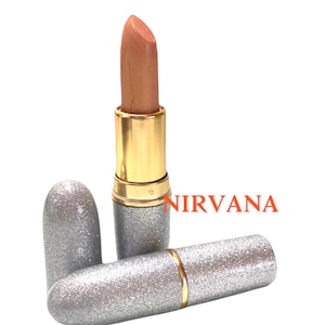 NIRVANA - blass orange Koralle - Lippenstift- Cremeformel - Make-up Mineral - Vegan Natürlich- Pigmentiert