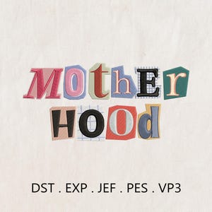 Mother Hood Embroidery Design, Sassy Mama, PES Digital Download
