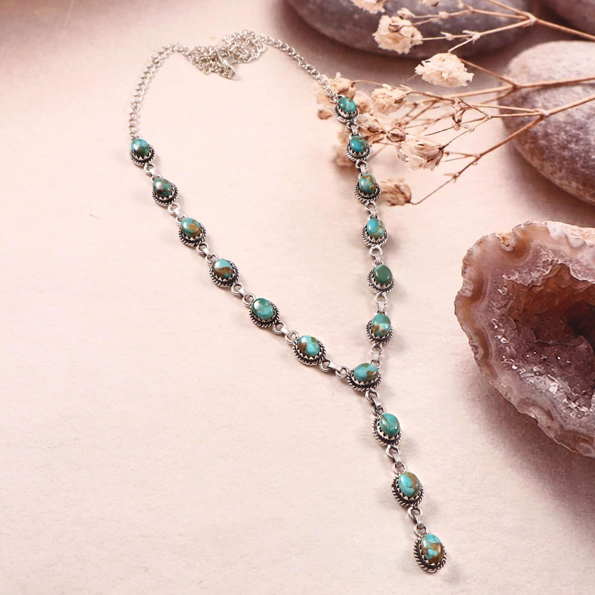 Vintage Turquoise Necklace - Etsy