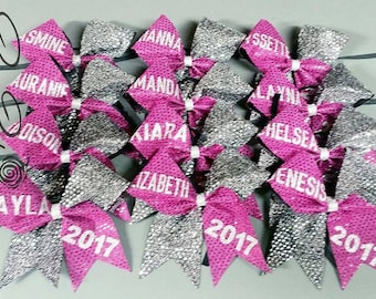 Cheer team bows, cheer bow, personalized cheer bows, custom cheer bows, glitter cheer bow, name cheer bow, dance bows, custom