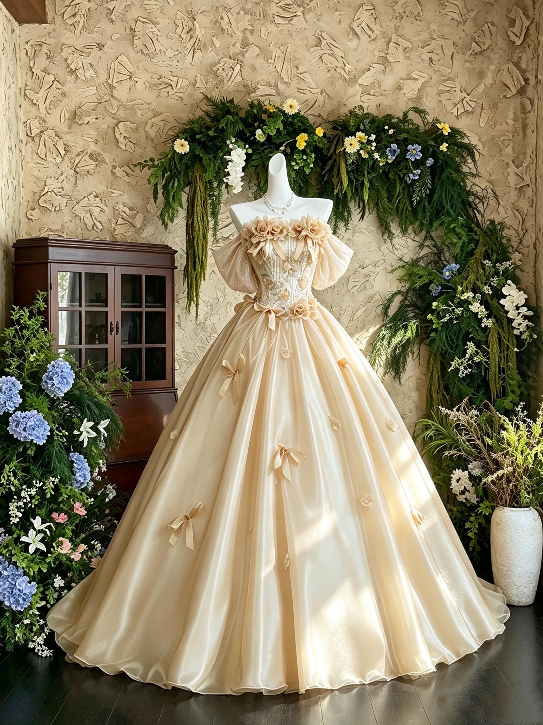 etsy gold dress Ballgown Dresses group-DHD9985