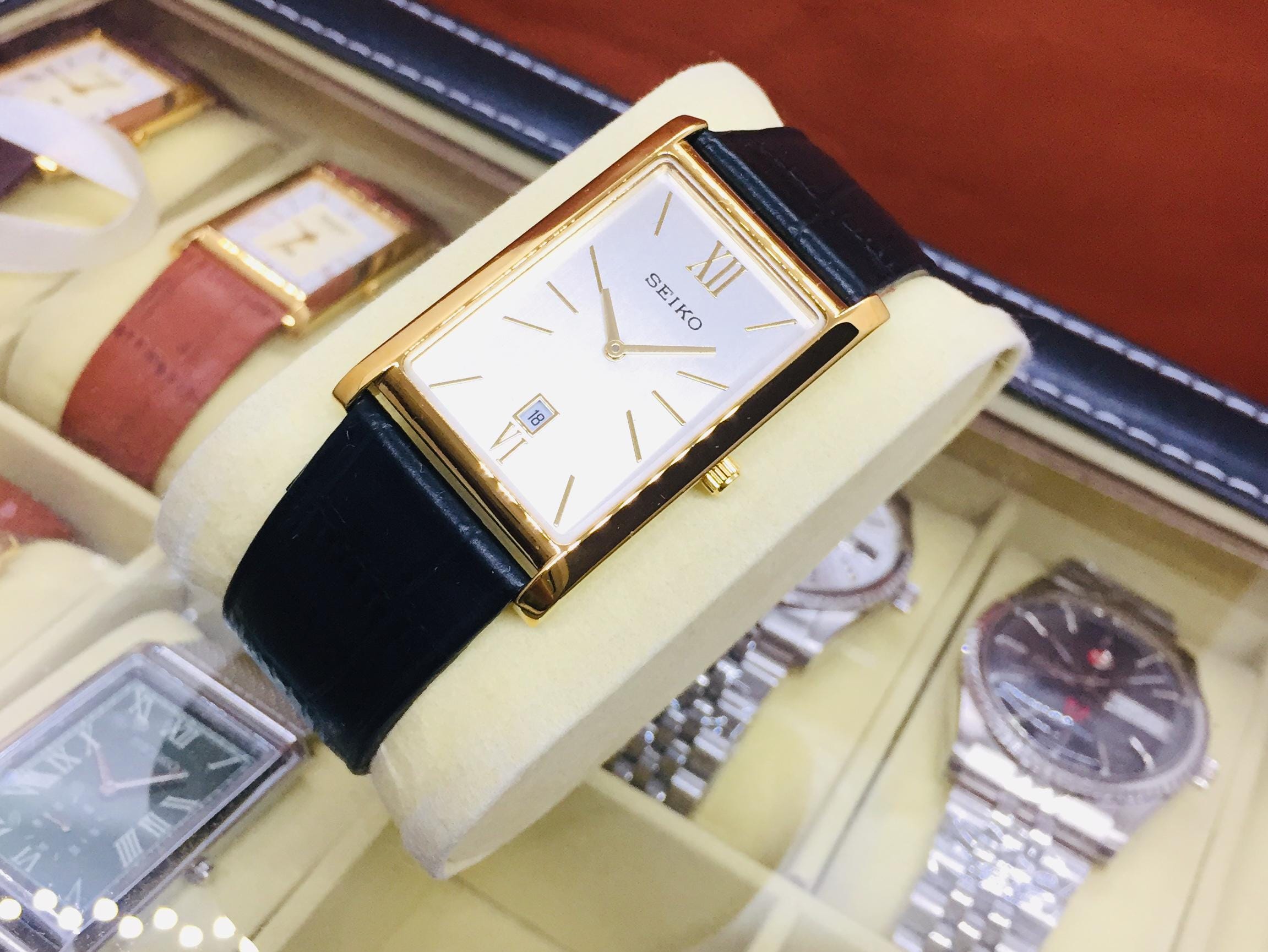 Seiko rectangular watches for men - Etsy 日本
