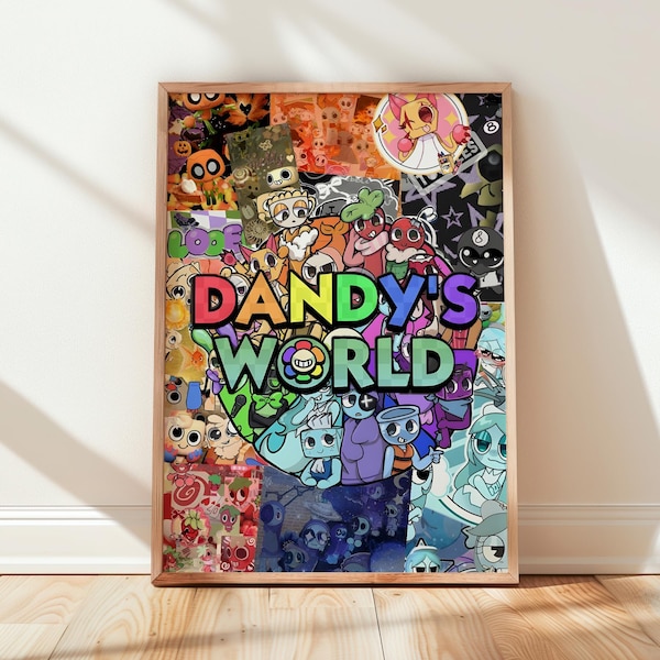 Dandy Poster Dandy's World - Etsy