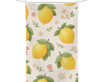 Ręcznik kuchenny z mikrofibry, Cytryny, Cytrusy
