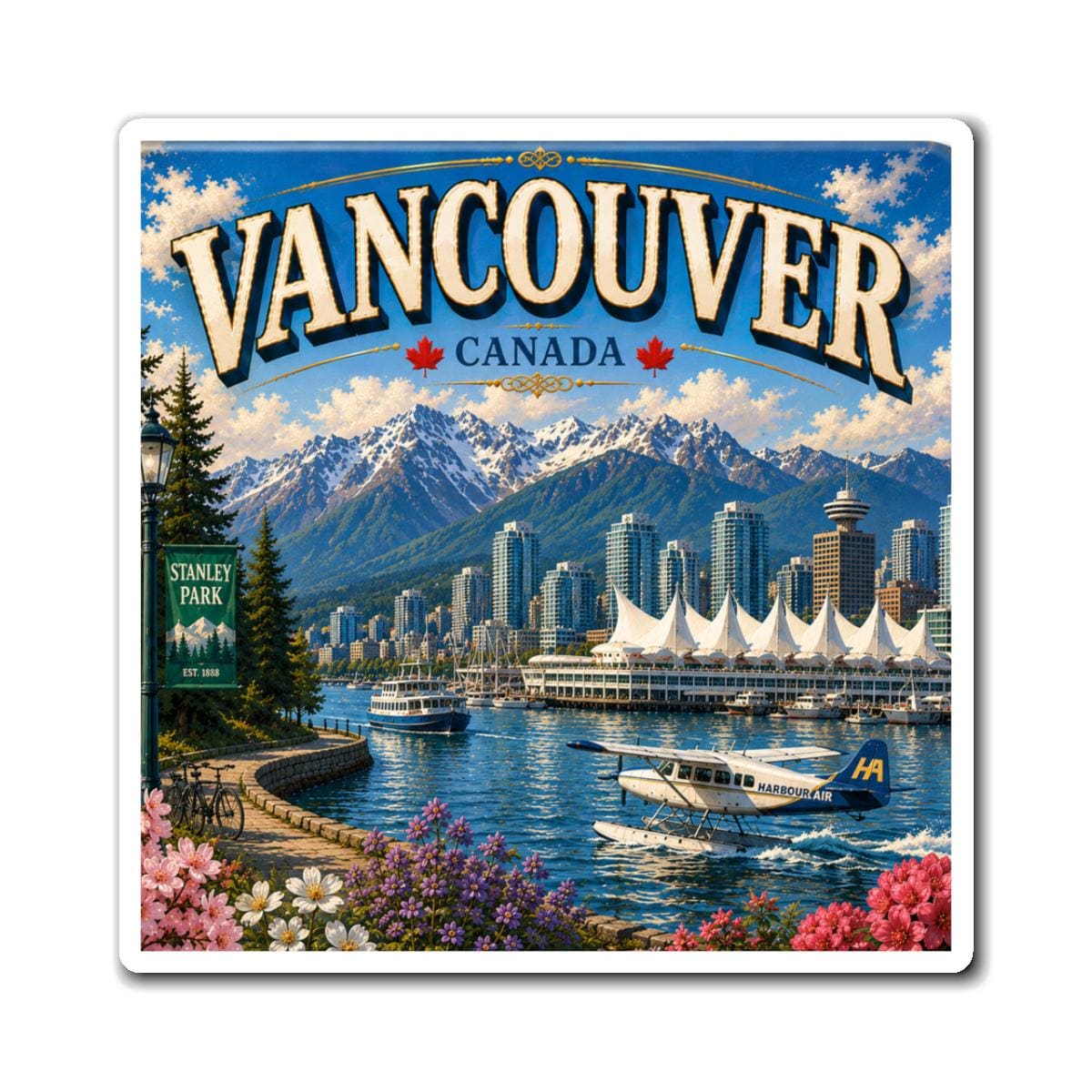 Vancouver Postcard - Etsy