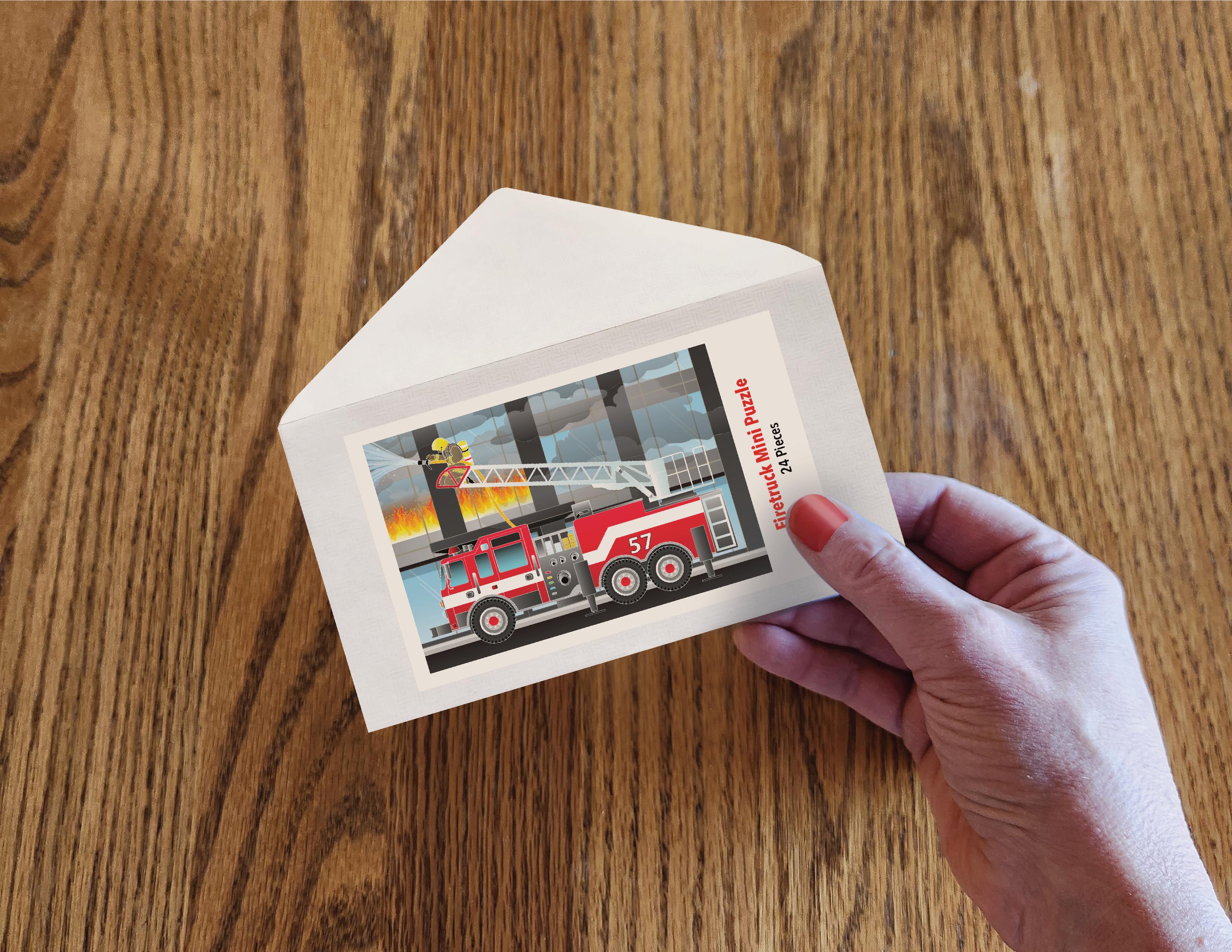 Set of 3 Printable Emergency Vehicle Adaptive Mini Puzzles | Visual ...