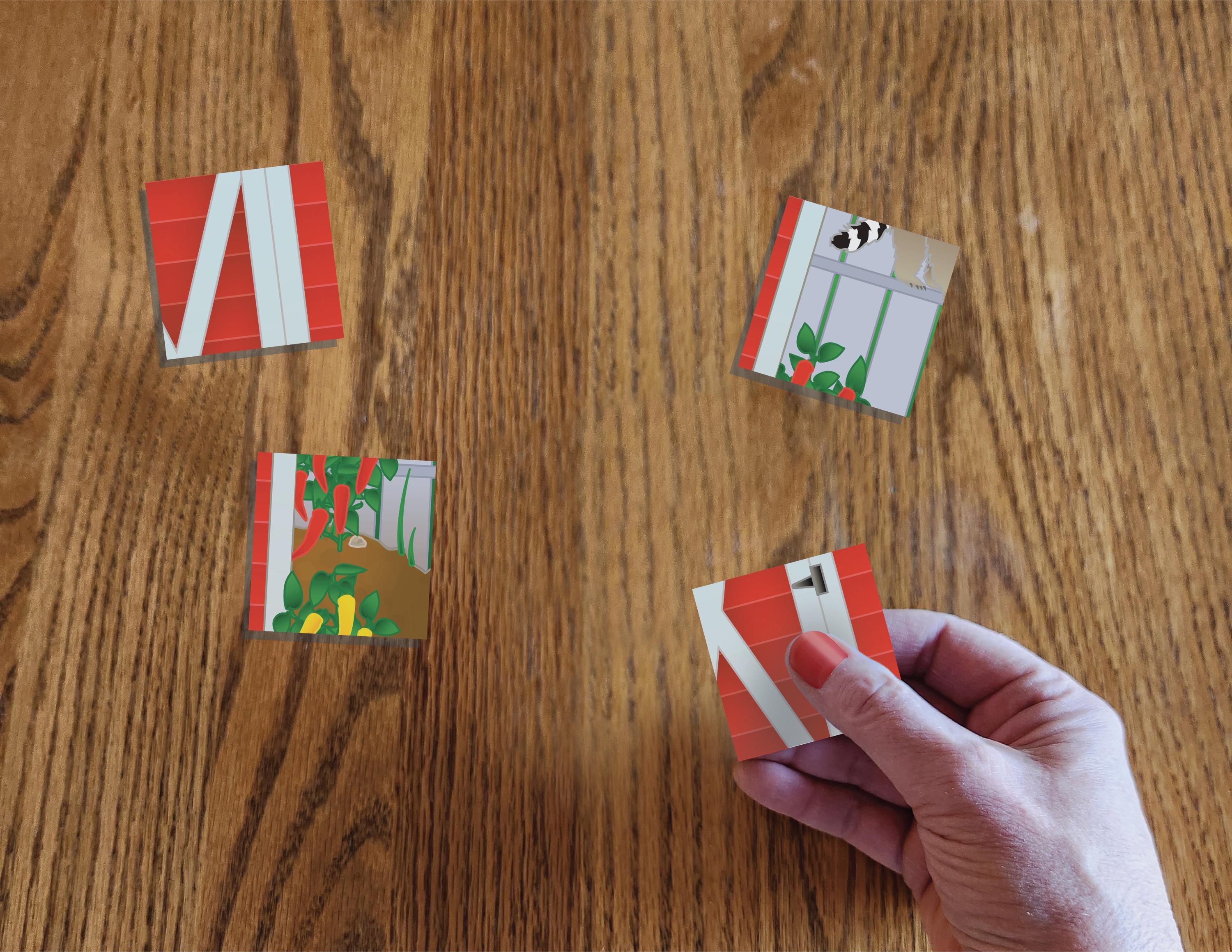 Set of 3 Printable Garden Adaptive Puzzle Activities | Visual Exercise ...