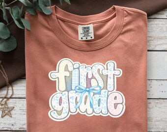 Camiseta de primer grado / Camiseta de regreso a clases, camiseta de maestro