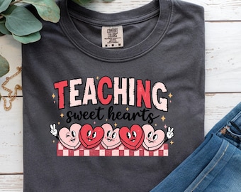 Camiseta "Enseñando corazones dulces" / Diseño para el Día de San Valentín