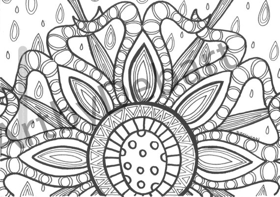 Items similar to 3 Sunburst Coloring Pages on Etsy
