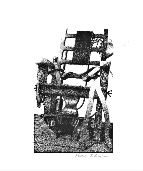 Open Edition Print of Electric Chair From the Green Mile by Etsy