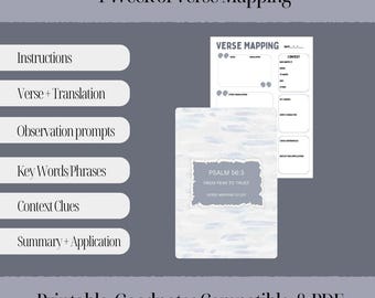 From Fear to Trust | Psalm 56:3 Verse Mapping Study