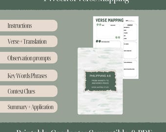 From Anxiety to Peace | Philippians 4:6 Verse Mapping Study