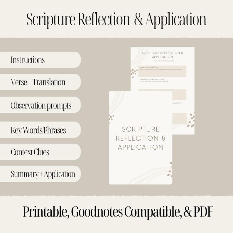 Scripture Reflection & Application image 1