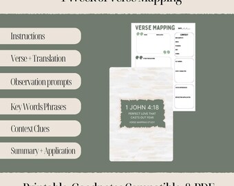 1 John 4:18 Bible Study | Verse Mapping
