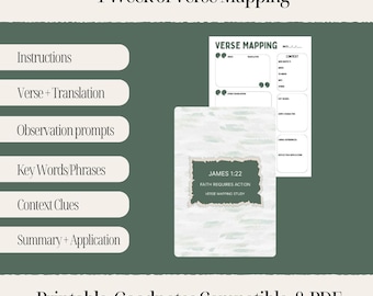 James 1:22 Verse Mapping Bible Study | Faith Requires Action Study