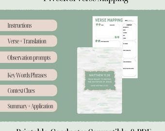 Matthew 11:28 Verse Mapping Study