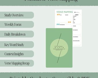 Verse Mapping — March FULL STUDY