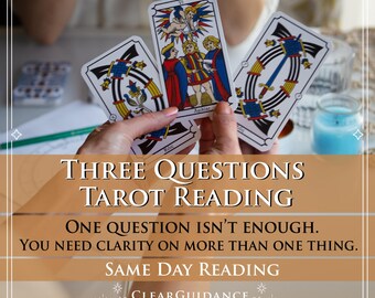 Focused Tarot Reading | When One Answer Isn’t Enough | Three Questions & Deeper Clarity
