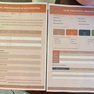 Post burnout journal imprimable pour visite chez médecin | Téléchargement Instantané PDF Format A4