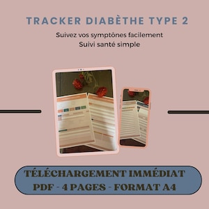 Type 2 Diabetes Printable Journal for Doctor Visits | Blood Glucose Tracking & Diet | Instant Downloadable PDF, A4 Format